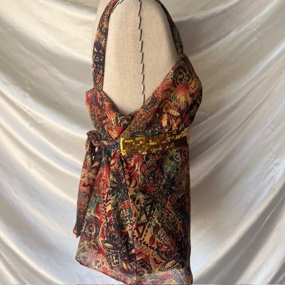 Mixi top fairy coquette indie sequin pattern top - Picture 4 of 8